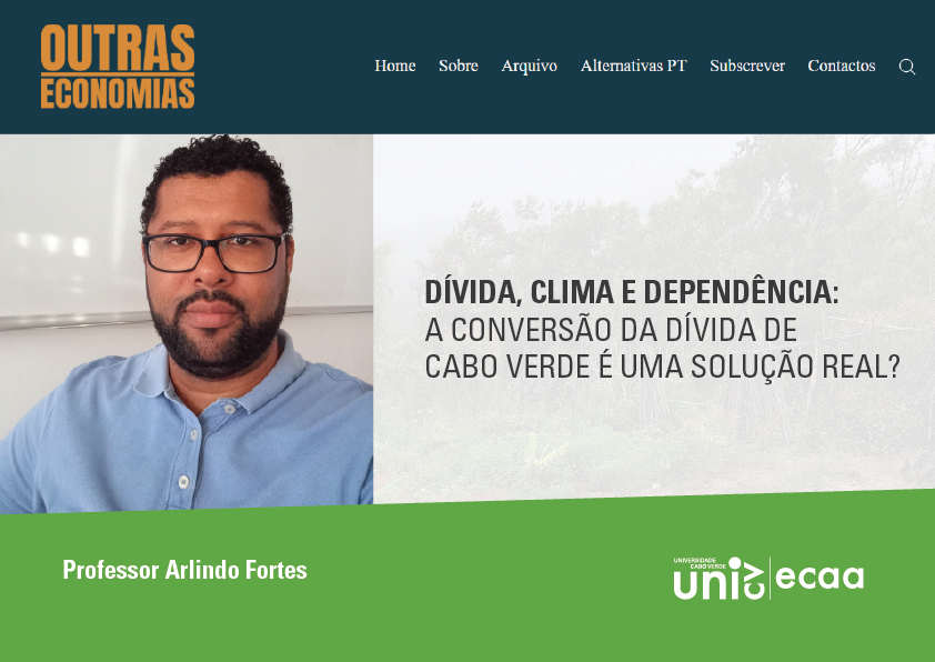 Docente publica análise crítica sobre conversão da dívida climática de Cabo Verde e reforça colaboração com  Instituto Superior Técnico em Lisboa