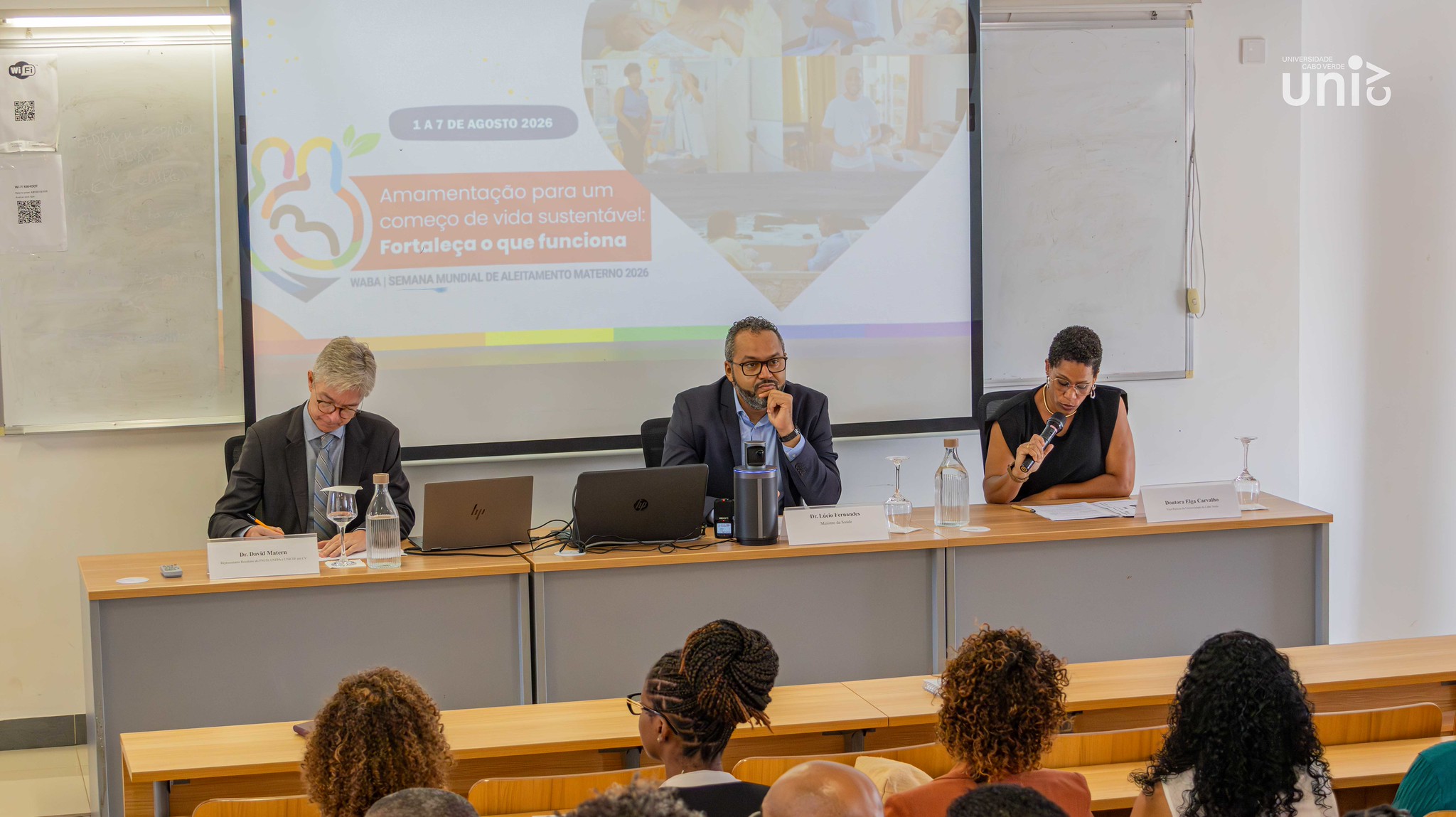 Uni-CV acolhe abertura nacional da Semana Mundial do Aleitamento Materno