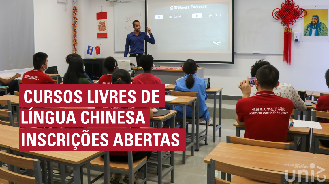 Instituto Confúcio na Uni-CV abre inscrições para Cursos Livres de Língua Chinesa