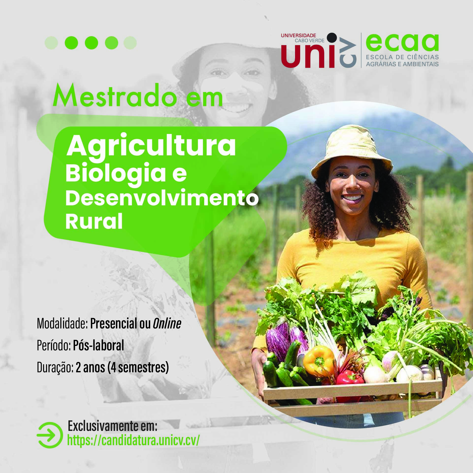 Mestrado em Agricultura Biológica e Desenvolvimento Rural