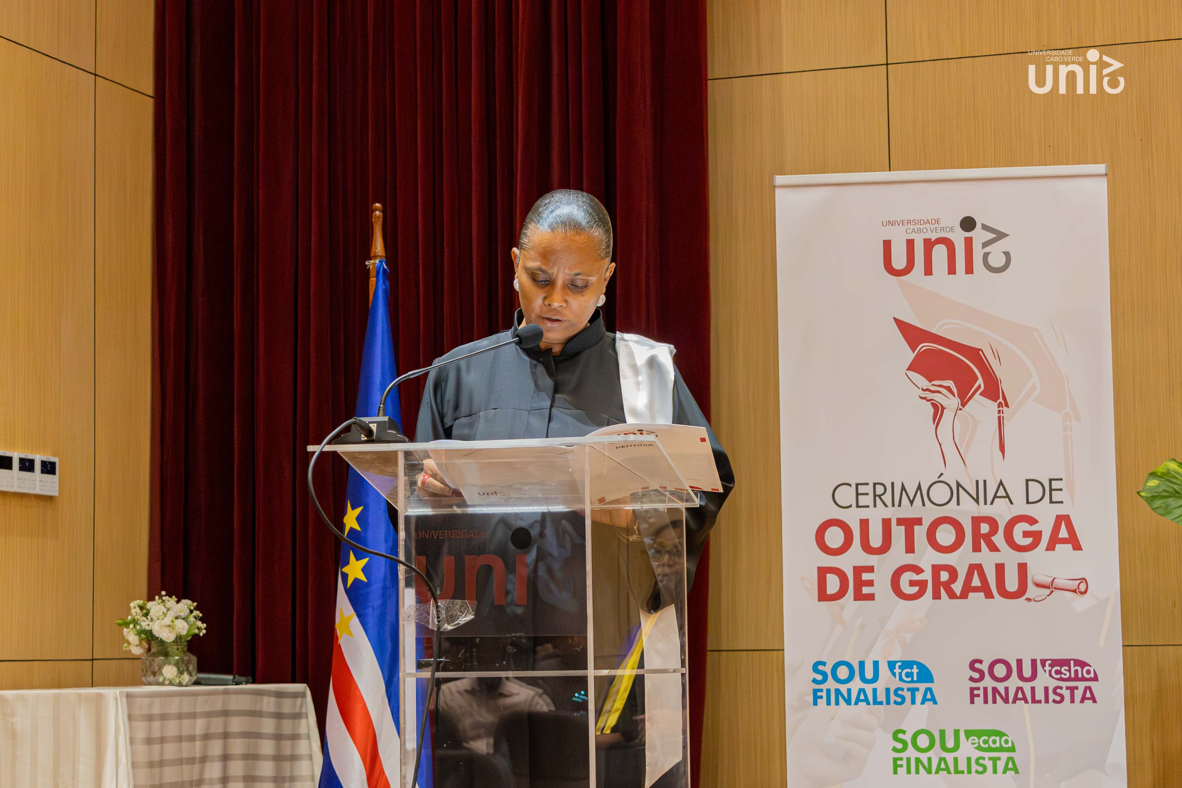 Astrigilda Silveira desafia graduados a colocar conhecimento ao serviço de Cabo Verde
