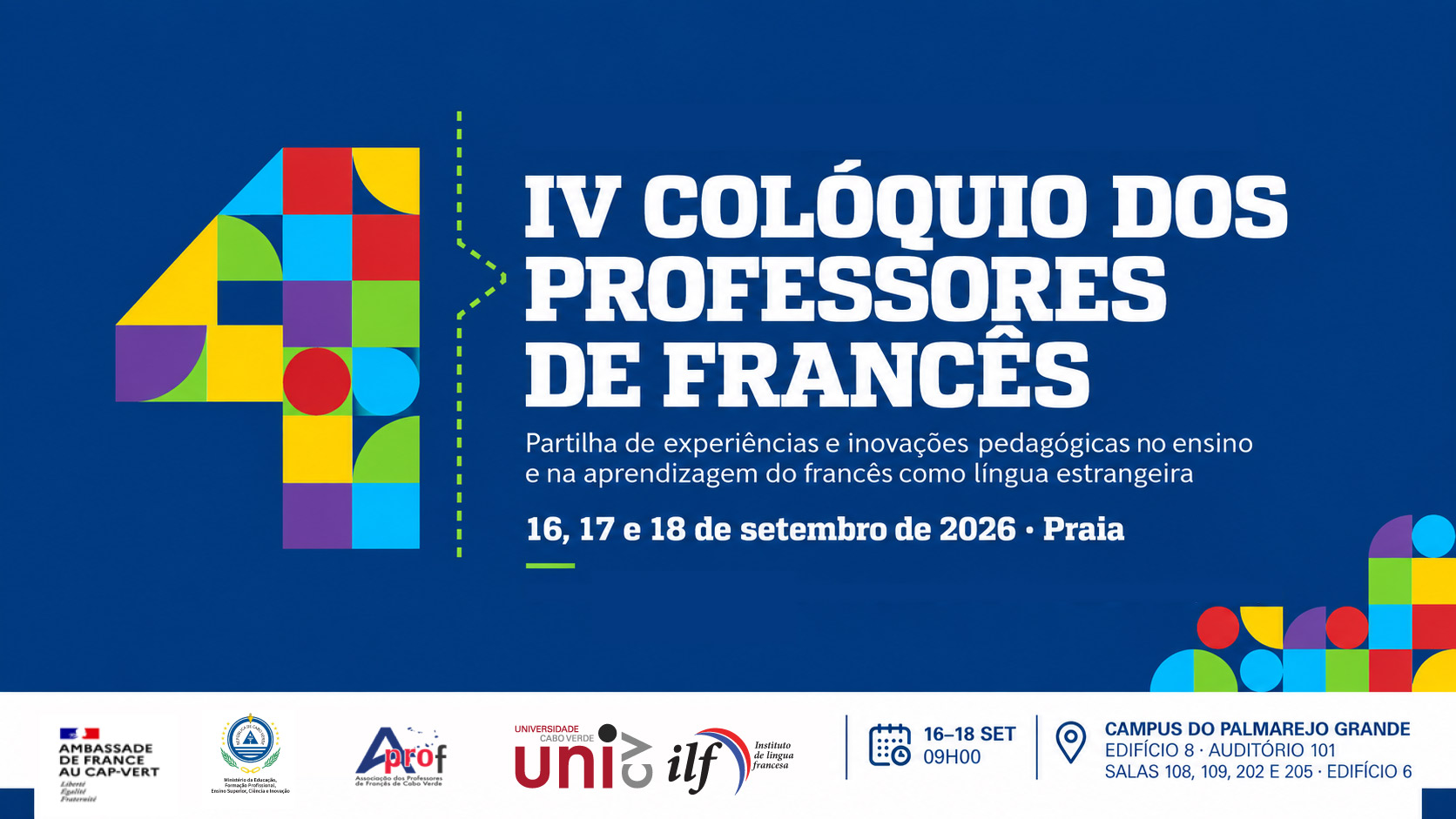 Uni-CV IV Colóquio dos Professores de Francês