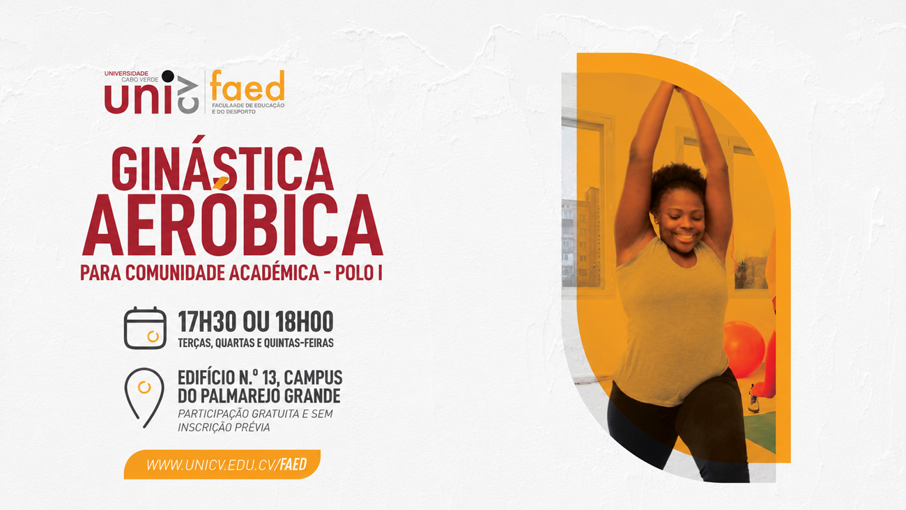 Uni-CV lança sessões gratuitas de ginástica aeróbica para toda a comunidade académica