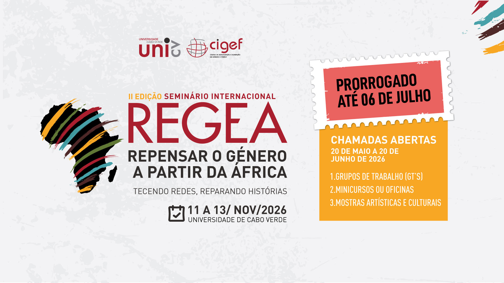 Uni-CV prorroga prazo de submissão de Grupos de Trabalho para 6 de julho